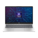 HP Laptop 14" FHD, Intel Core Ultra 5 125H, 16GB RAM, 512GB SSD, Lector de Huellas, Windows 11 Home | Plateado