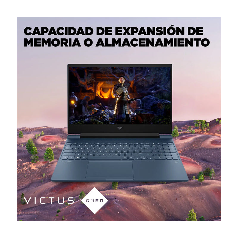 HP Victus Laptop Gaming 15.6" FHD 144Hz, Intel Core i7-13620H, 16GB RAM, 1TB SSD, NVIDIA GeForce RTX 4050 6GB, Audio B&O, Windows 11 Home | Azul