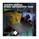 HP Victus Laptop Gaming 15.6" FHD 144Hz, AMD Ryzen 7 8845HS, 16GB RAM, 1TB SSD, NVIDIA GeForce RTX 3050 6GB, Audio B&O, Windows 11 Home | Negro