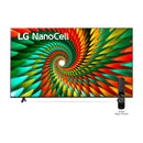 LG 55NANO77 Televisor NanoCell LED Ultra HD 4K HDR10 Pro Smart de 55" | Procesador a5 Gen 6 AI | ThinQ AI | Nano Color | Nano Cinema