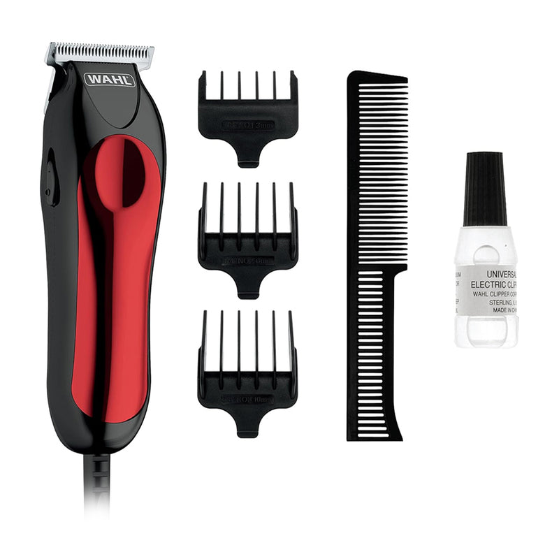 Wahl T-Pro Corded Recortadora | Rojo Negro