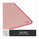 Logitech Desk Mat Alfombrilla para Escritorio | Antideslizante | Resistente a Salpicaduras | Rosa