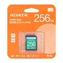 ADATA Memoria SDXC de 256GB | UHS-I | V30 | U3 | Clase 10 | 100Mb/s