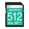 ADATA Memoria SDXC de 512GB | UHS-I | V30 | U3 | Clase 10 | 100Mb/s