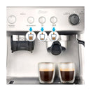 Oster Cafetera de 12 Tazas | Espresso y Capuccino |  Perfect Brew 15 Bares | Molino Integrado | Acero Inoxidable