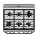 Mabe Estufa a Gas de Acero Inoxidable | Tecnología Ultimate | Perfect Cook | Easy Clean Pro | 30" | 6 Quemadores