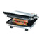 Oster Sandwichera Grill | Altura Ajustable | Almacenamiento vertical | Planchas antiadherentes | Plateado