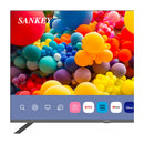 Sankey Televisor QLED Ultra HD 4K HDR Smart de 85" | Procesador Quad Core 4K | Quantum Dot | Frameless Design | Ultra Slim | Web OS