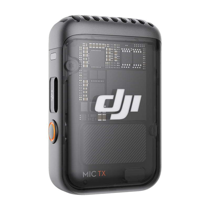 DJI Mic 2 Micrófono Inalámbrico | 1 Transmisor | Para Cámaras Profesionales, Smartphones, Tablets y Computadoras | Negro