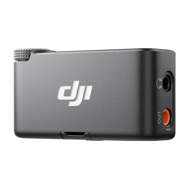 DJI Mic 2 Micrófono Inalámbrico | 1 Transmisor | 1 Receptor | Para Cámaras Profesionales, Smartphones, Tablets y Computadoras | Negro