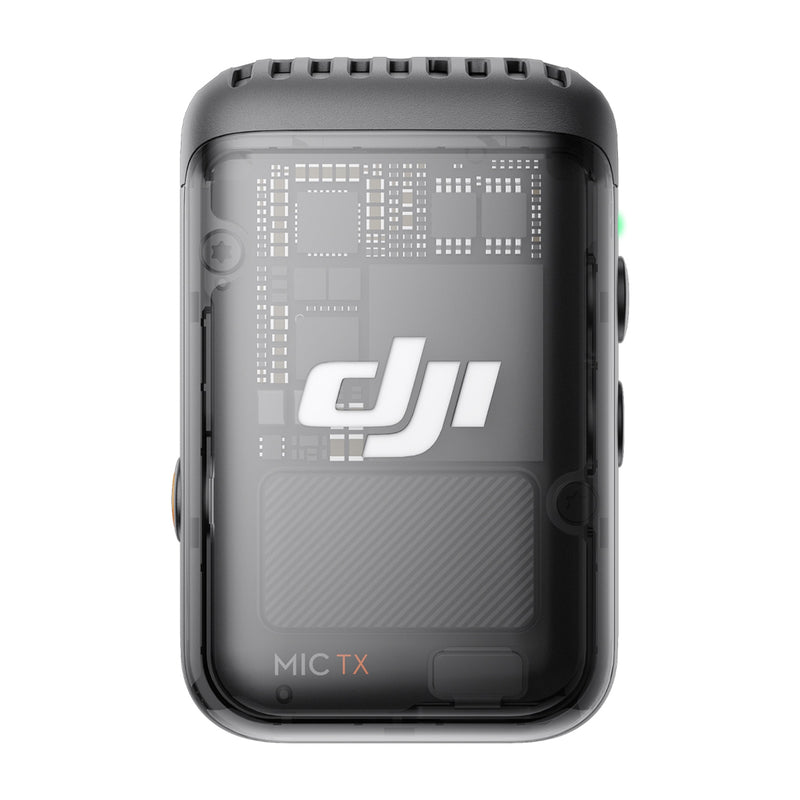 DJI Mic 2 Micrófono Inalámbrico | 1 Transmisor | 1 Receptor | Para Cámaras Profesionales, Smartphones, Tablets y Computadoras | Negro