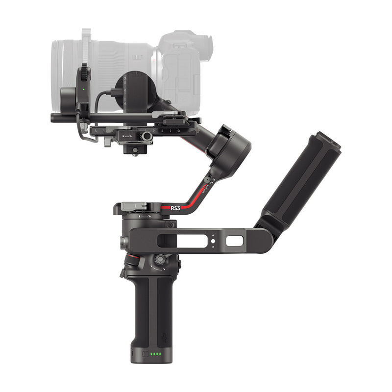 DJI RS 3 Combo Gimbal para Cámaras | Estabilizador de 3-Ejes | Motor de Enfoque | OLED Touchscreen | 12H | Negro