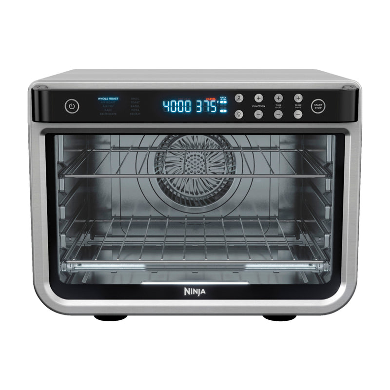 Ninja Foodi Smart XL Pro Horno Eléctrico 10-en-1 | Digital | Freidora de Aire | True Surround Convection | Capacidad XL | 1800W | Negro Plateado