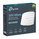 TP-Link Omada Punto de Acceso WiFi | 100m de Alcance | Montaje en Techo | Hasta 300Mbps