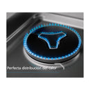 Mabe Estufa a Gas de Acero Inoxidable | Tecnología Ultimate | Easy Clean Pro | Panel Digital | Tapa | Plancha | 30" | 6 Quemadores