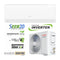 Sankey Aire Acondicionado Split Inverter 12,000 BTU | Alta Eficiencia | Enfriamiento Supremo | Silver Ion | Filtro de Carbon Activo | 220v