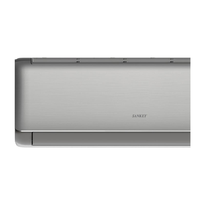 Sankey Aire Acondicionado Split Inverter 12,000 BTU | Alta Eficiencia | Enfriamiento Supremo | Silver Ion | Filtro de Carbon Activo | 220v | Gris