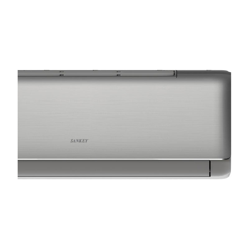 Sankey Aire Acondicionado Split Inverter 12,000 BTU | Alta Eficiencia | Enfriamiento Supremo | Silver Ion | Filtro de Carbon Activo | 220v | Gris