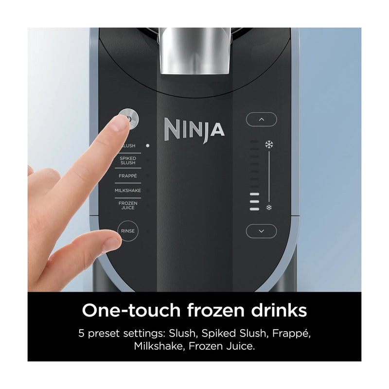 Ninja SLUSHi Máquina para Bebidas Congeladas 5-en-1 | Tecnología RapidChill | WhisperChill | Control de Temperatura | Gris