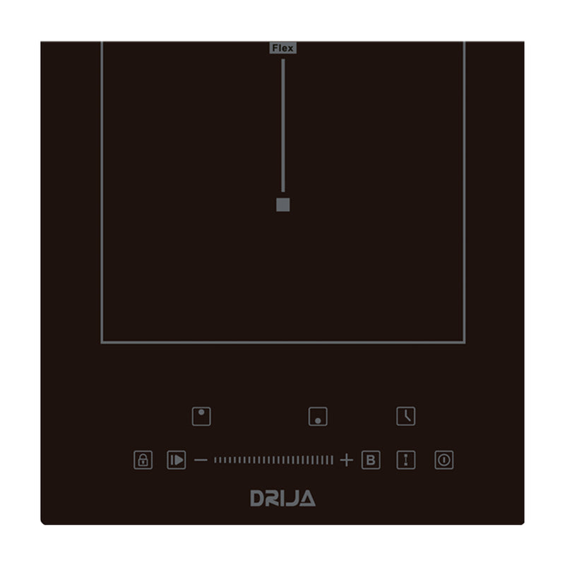 Drija Germany 30 Black Inducción Estufa Empotrable Eléctrica de Vitrocerámica | 2 Quemadores | Control Táctil