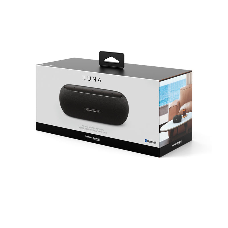 Harman Kardon Luna Bocina Portátil Bluetooth | Superior Sound Performance | IP67 | 12H | Negro