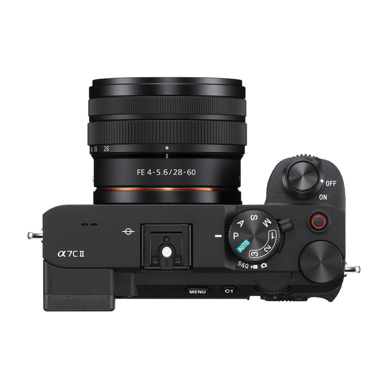 Sony a7C II Alpha Cámara Digital Mirrorless con Lente 28-60mm | ILCE-7CM2L | Full Frame | Negro