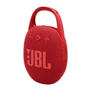 JBL Clip 5 Bocina Portátil Bluetooth Waterproof | Mosquetón | 12H | IP67 | Rojo