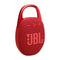 JBL Clip 5 Bocina Portátil Bluetooth Waterproof | Mosquetón | 12H | IP67 | Rojo