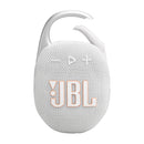 JBL Clip 5 Bocina Portátil Bluetooth Waterproof | Mosquetón | 12H | IP67 | Blanco