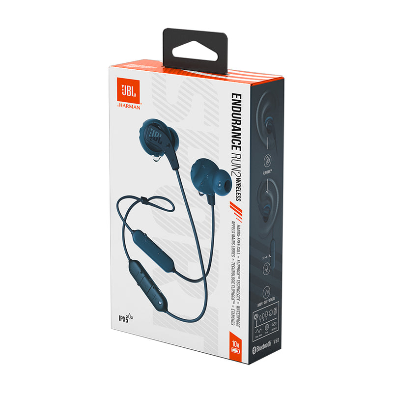 JBL Endurance RUNBT 2 Audífonos Inalámbricos Bluetooth Deportivos | Azul