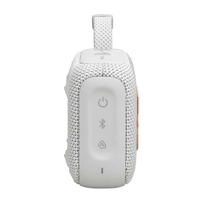 JBL GO 4 Bocina Portátil Bluetooth Waterproof | JBL Pro Sound | 7H | IP67 | Blanco