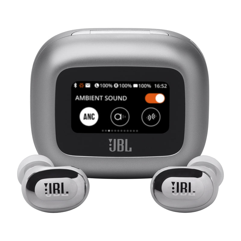 JBL Live Buds 3 True Wireless Audífonos Inalámbricos Bluetooth | True Adaptive Noise Cancelling | Plateado