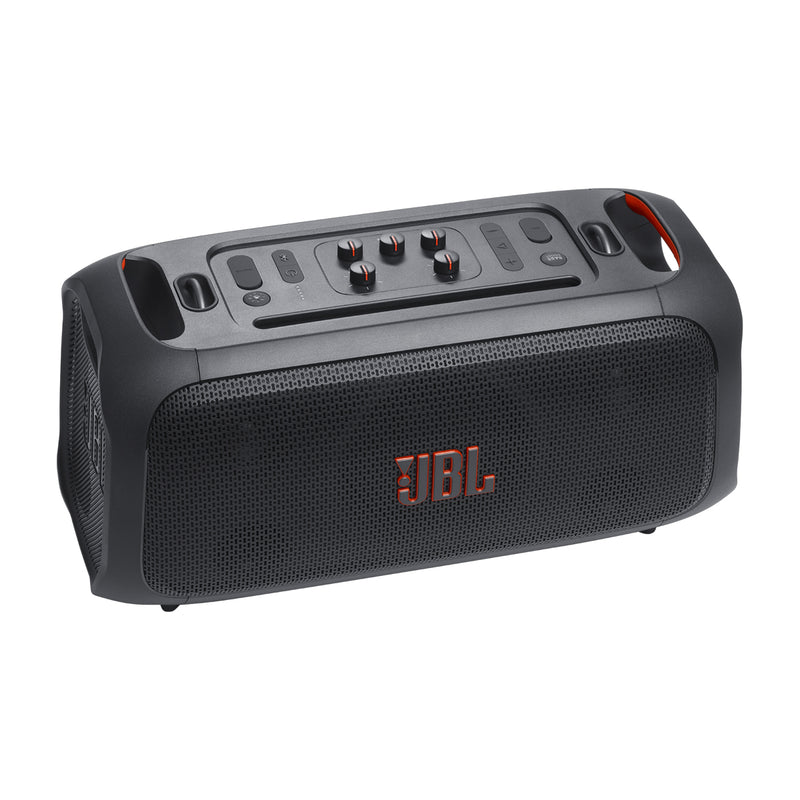 JBL PartyBox On-The-Go Essential Bocina Portátil Bluetooth | JBL Original Pro | Micrófono | Luces | 6H | IPX4 | Negro