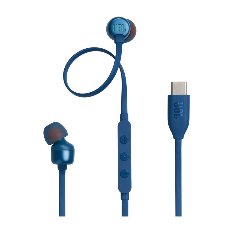 JBL Tune 310C Audífonos de Cable | Azul