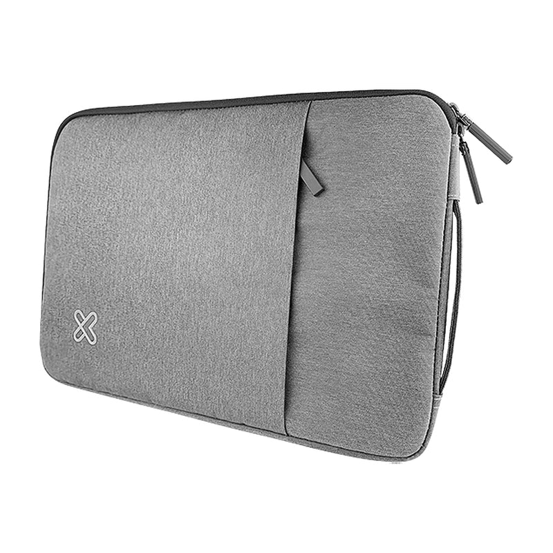 Klip Xtreme Funda con Cremallera para Laptop de hasta 15.6" | Plateado