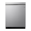 LG Lavaplatos Empotrable de 24" | Inverter Direct Drive | Digital | ThinQ | QuadWash | True Steam | Tercera Rejilla | Silencioso 48 dBA | 15 P/S | Acero Inoxidable