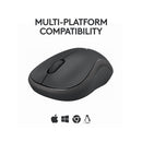 Logitech M240 Mouse Inalámbrico Silencioso | Bluetooth | Negro