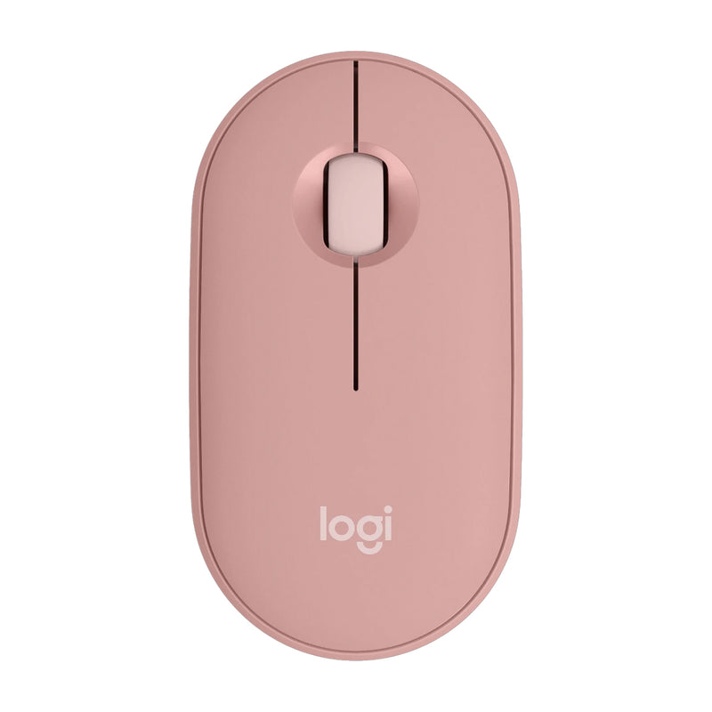 Logitech M350S Mouse Inalámbrico Silencioso  | Bluetooth | Rose