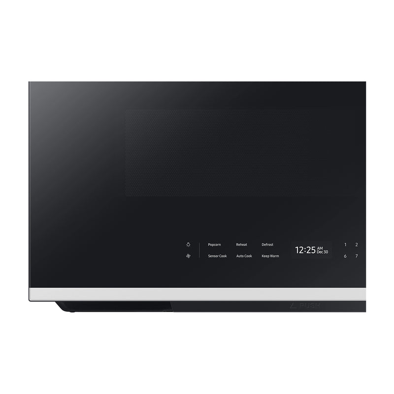 Samsung BESPOKE Microondas Extractor OTR de 1000W | Cocción con Sensor | Glass Touch Control | Interior de Cerámica | 2.1p3 | Blanco