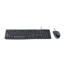 Logitech MK200 Teclado & Mouse | Plug & Play | Accesos Directos | A Prueba de Salpicaduras | Negro