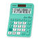 Casio Calculadora de 12 Digitos | Portátil | Batería Solar | Verde