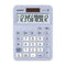 Casio Calculadora de 12 Digitos | Portátil | Batería Solar | Azul