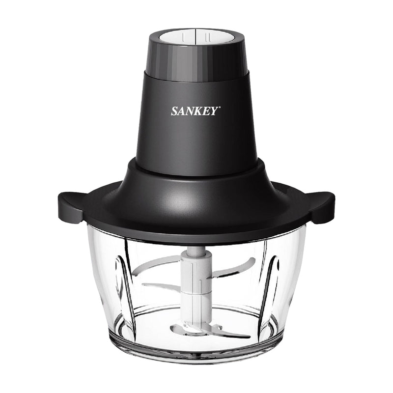 Sankey Picatodo de 1.5L | Vaso de Vidrio | Anti-Resbalante | Negro