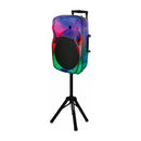 Sankey Equipo de Sonido | Karaoke | Luces LED | Bluetooth | Función TWS | Amplificador | Incluye Trípode