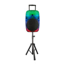 Sankey Equipo de Sonido | Karaoke | Luces LED | Bluetooth | Función TWS | Amplificador | Incluye Trípode