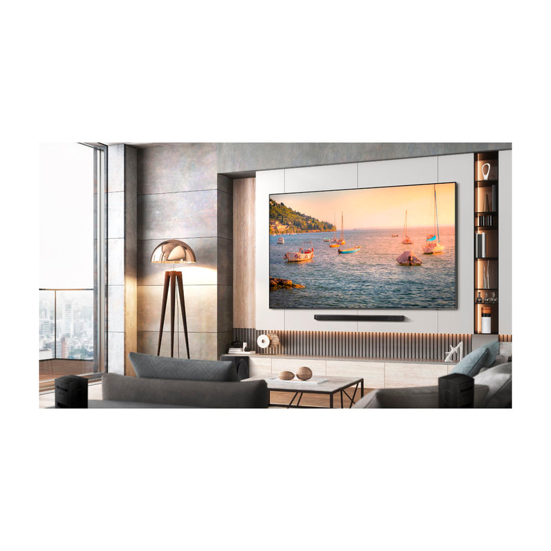 Samsung QN98Q80C Televisor QLED Ultra HD 4K Quantum HDR+ Smart de 98" | Procesador Neural Quantum 4K | Quantum Dot | Direct Full Array | Real Depth Enhancer | Motion Xcelerator Turbo+