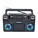 Sankey Radio Portátil | Sintonización FM | Asa Portable | Bluetooth | Negro