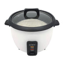 Sankey Olla Arrocera de 1.8L | Manijas Frescas al Tacto | Tapa de Vidrio | Interior Antiadherente | Blanco