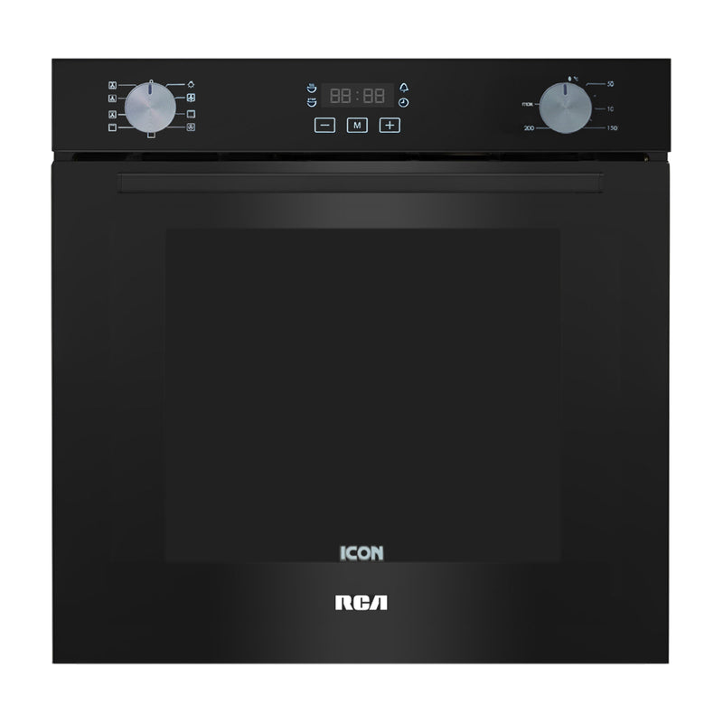 RCA ICON Horno Multifuncional Empotrable Eléctrico de | 24" | Freidora de Aire | Puerta de Triple Vidrio | Sistema de Enfriamiento