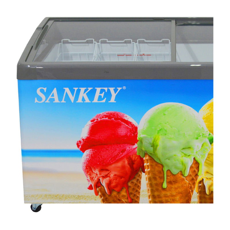 Sankey Congelador Comercial Horizontal de 10.74p3 | Azul